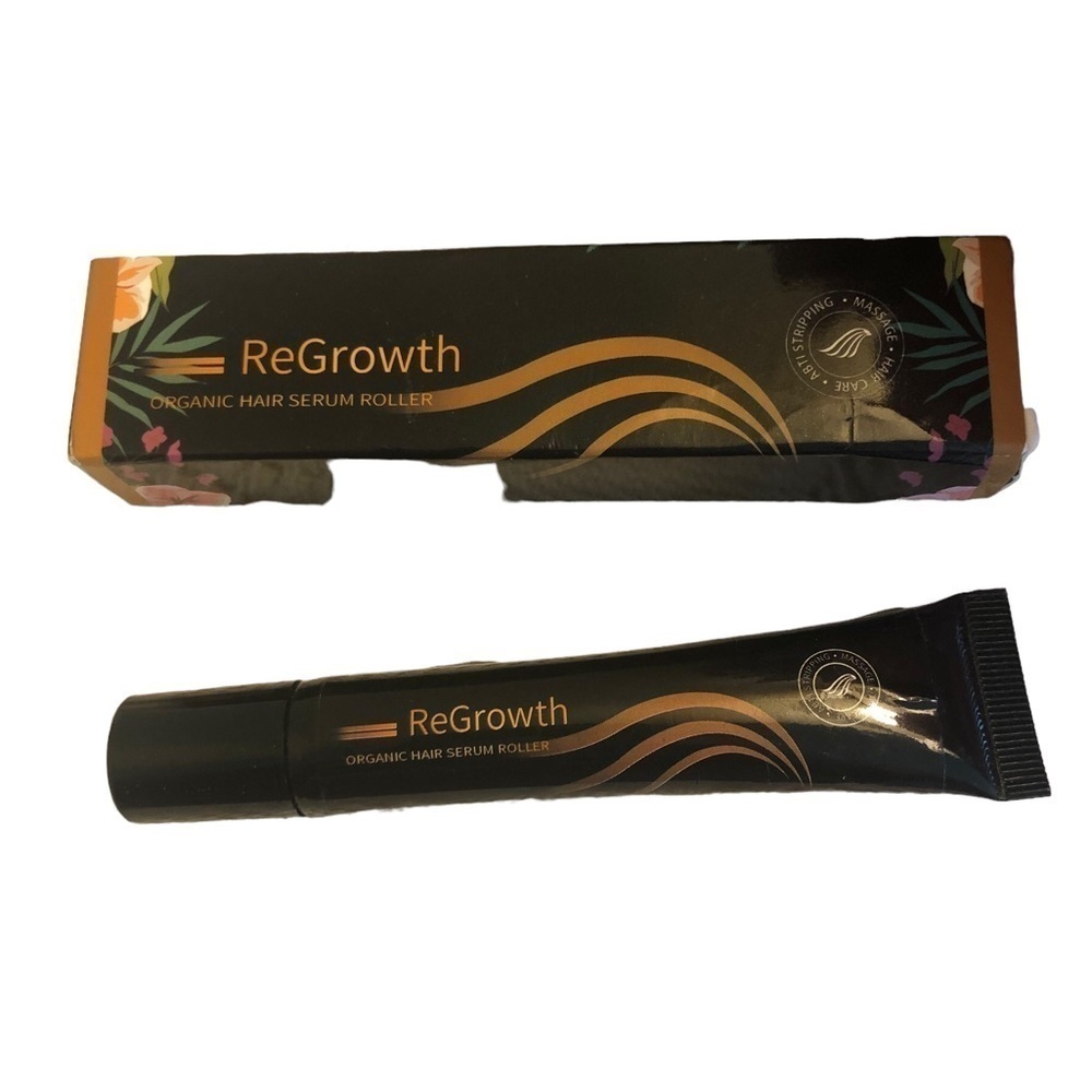 Regrowth Organic Hair Serum Roller  Promotes Hair Growth NIB - Picture 3 of 4